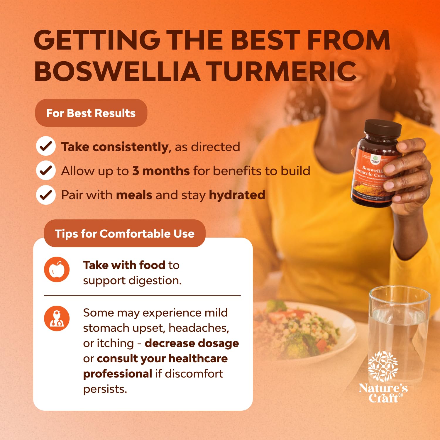 Boswellia Extract Capsules with Turmeric - Movement Support - 90 Count — Amazon image 3