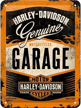Harley Davidson Garage Metal Sign na 2015