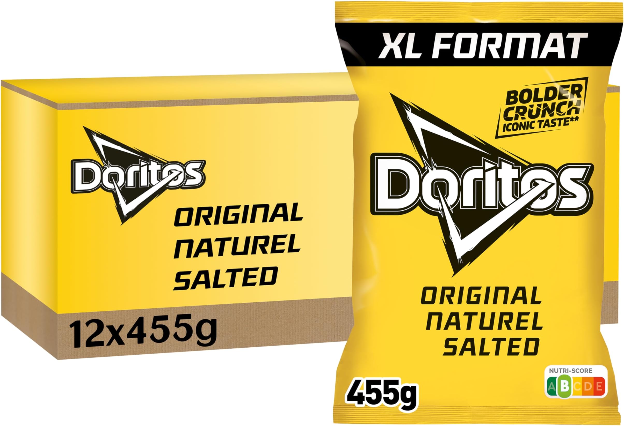 Salted Original Corn Chips, Nacho Natural, 455g