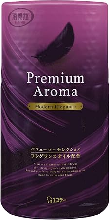 Amazon トイレの消臭力 プレミアムアロマ トイレ用 モダンエレガンス 400ml トイレ 置き型 消臭剤 消臭 芳香剤 消臭力 置き型