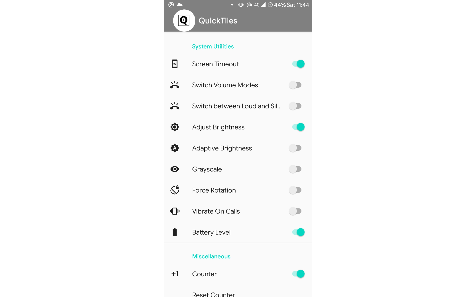 Quick Tiles Android Quick Settings Tiles App on Amazon Appstore
