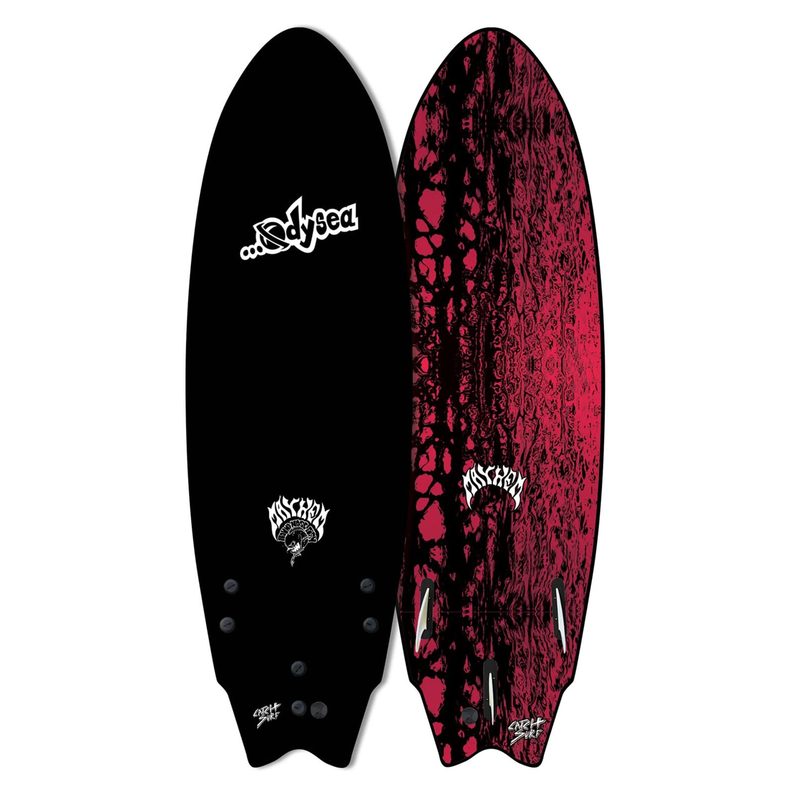 Amazon.com : Odysea Catch Surf ODY Lost Nose Fish Tri Fin