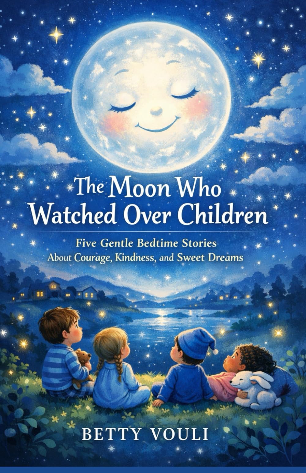 The Moon Who Watched Over Children: Five Gentle Bedtime Stories About Courage, Kindness, and Sweet Dreams