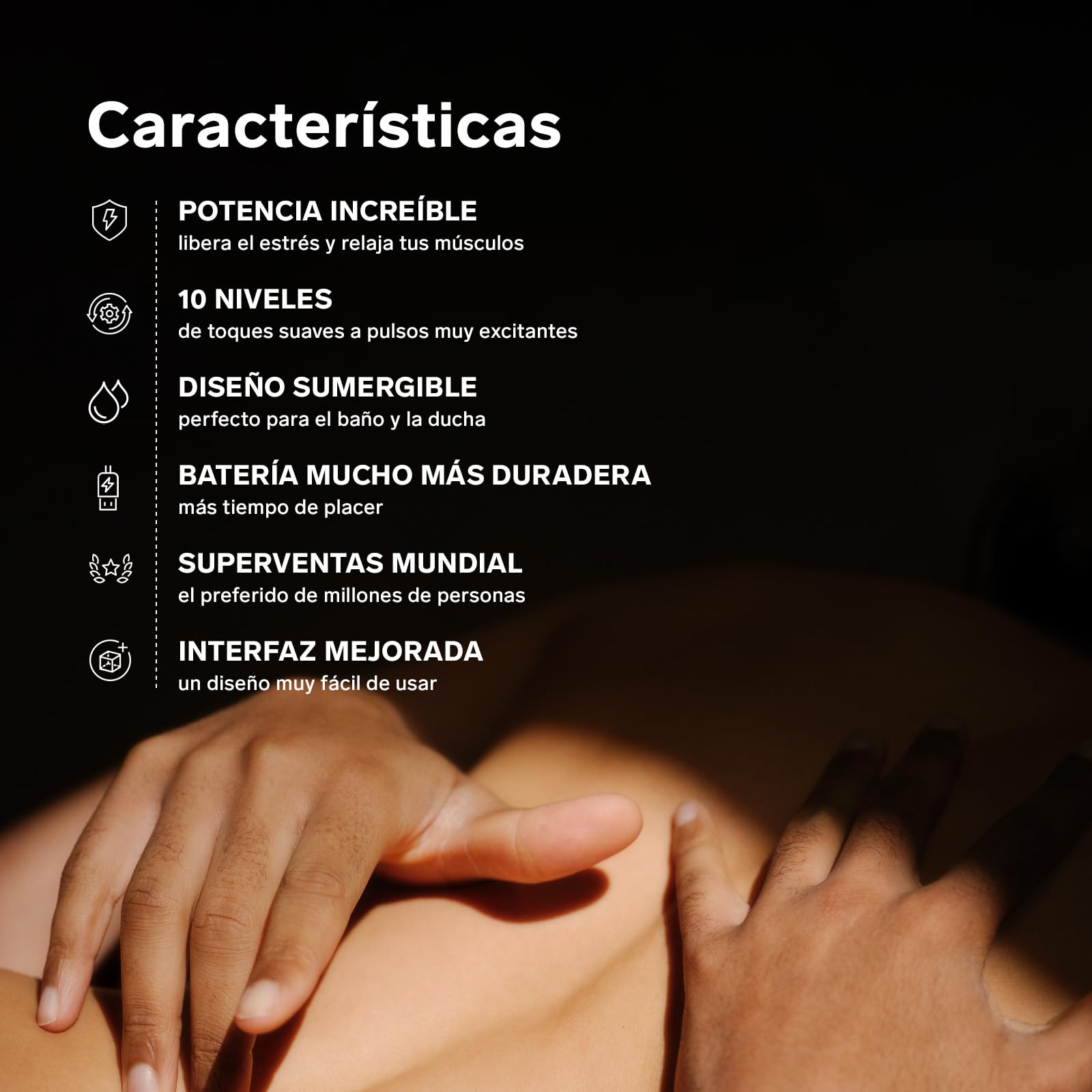 LELO SMART Wand 2 Large, Masajeador de Cuerpo Entero, el Potente Vibrador Wand es Uno de Esos Juguetes Sexuales con los Que Puedes Masajear Todo el Cuerpo, Deep Rose