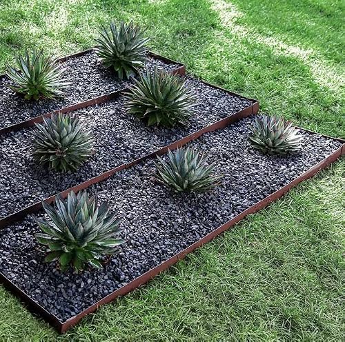 COL-MET 8 ft. Brown Steel Landscape Edging