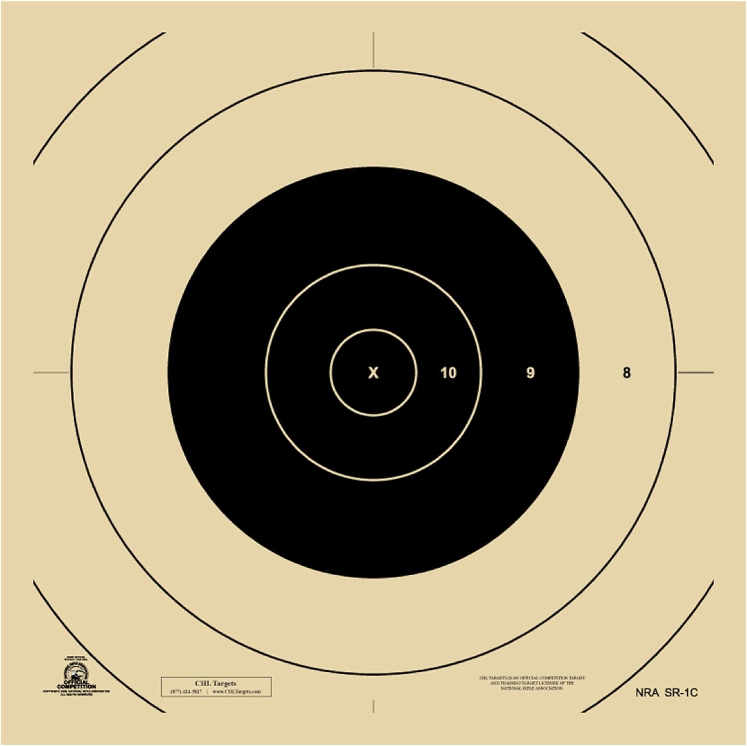 Amazon.com : Official SR-1C NRA Target, Repair Centers for SR-1, 100 ...