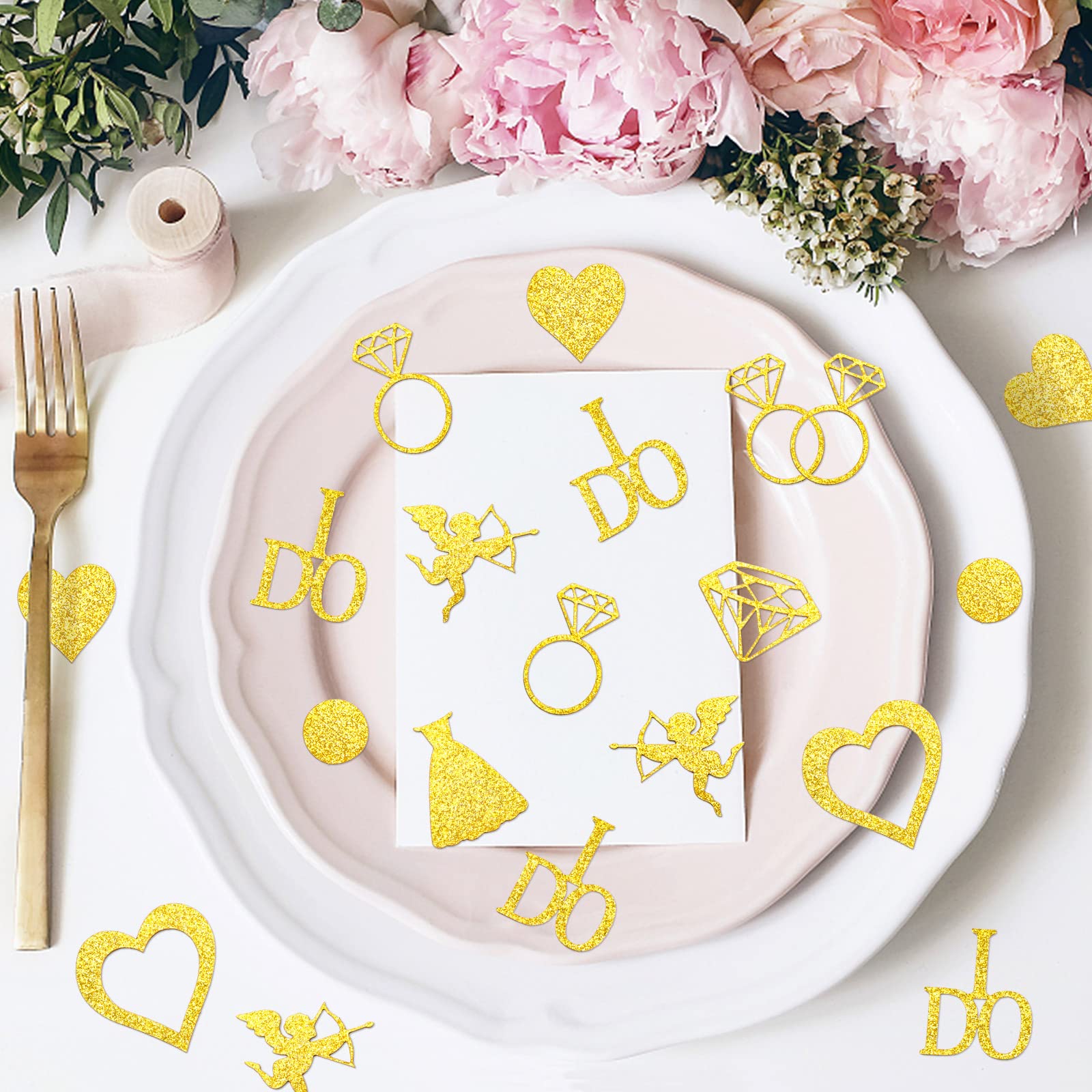1 Set Di Coriandoli Decorativi Da Tavolo Per Feste A Forma Di Amore, Decorazione Di San Valentino | SHEIN ALIA
