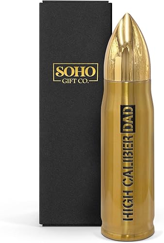 Miniatura 5 de GALVANOX Botella de agua de regalo para papá para NavidadDía del Padre de alto calibre para papá con aislamiento calientefrío, botella de viaje de