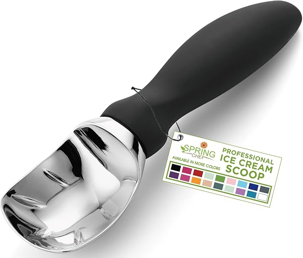 Spring Chef Heavy Duty Ice Cream Scoops with Comfortable Handle
