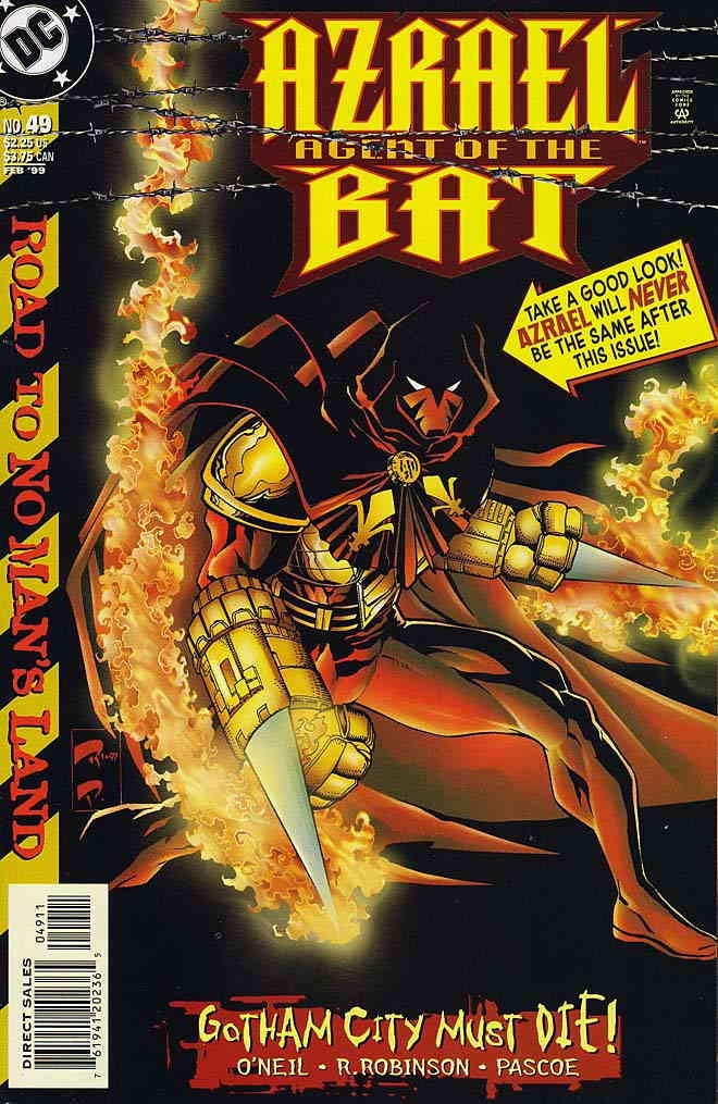 Amazon.com: Azrael #49 DC | Comic Book Road to No Man's Land