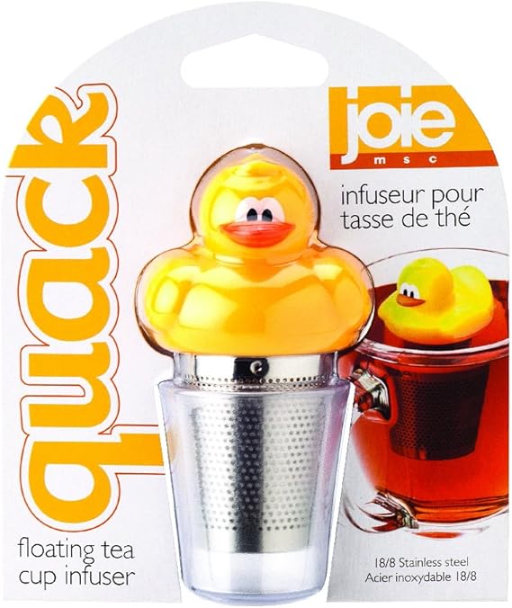 MSC International Joie Quack Duck Floating Tea Infuser, 18/8 Stainless Steel Infuser