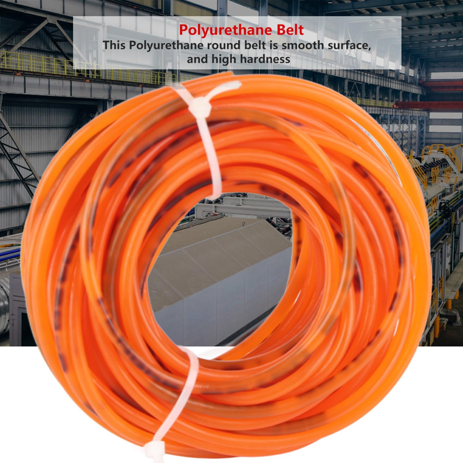 Cinghia Trasmissione In Poliuretano PU 2mm X 10m - Per Macchine Industriali E Imballaggio