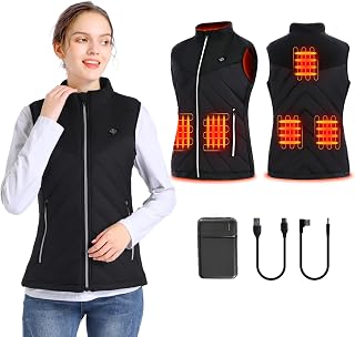 Women's Warming Heated Vest, Veste Chauffante Femme Heating Vests for Women with Battery Pack Included