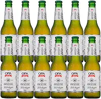 Pack 12 unidades Cerveja Puro Malte Hop Lager Sem Álcool 355ml Opa Bier