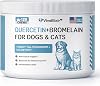 Alivio para alergias e infecciones de oído en perros — Quercetina para perros + Bromelina con cola de pavo y probióticos — Medicina para alergias en perros, picazón, piel, puntos calientes, 120 masticables 1