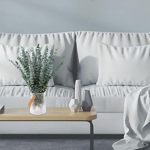 Miniatura 4 de FAVOWREATH 30 piezas de eucalipto para colgar en la ducha, tallos de eucalipto secos de 17 pulgadas, eucalipto real 100% hecho de hojas de eucalipto