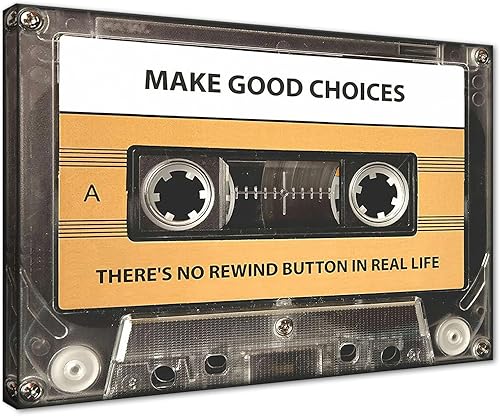 Miniatura 42 de Novatique Arte de pared inspirador retro, cinta de cassette, arte de pared, citas inspiradoras, ilustraciones para adolescentes, citas positivas,