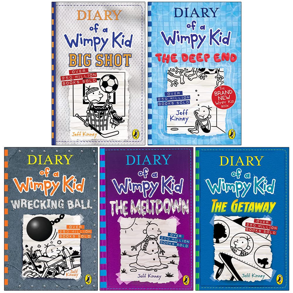 Buy Diary of a Wimpy Kid Series 1216 Collection 5 Books Set By Jeff