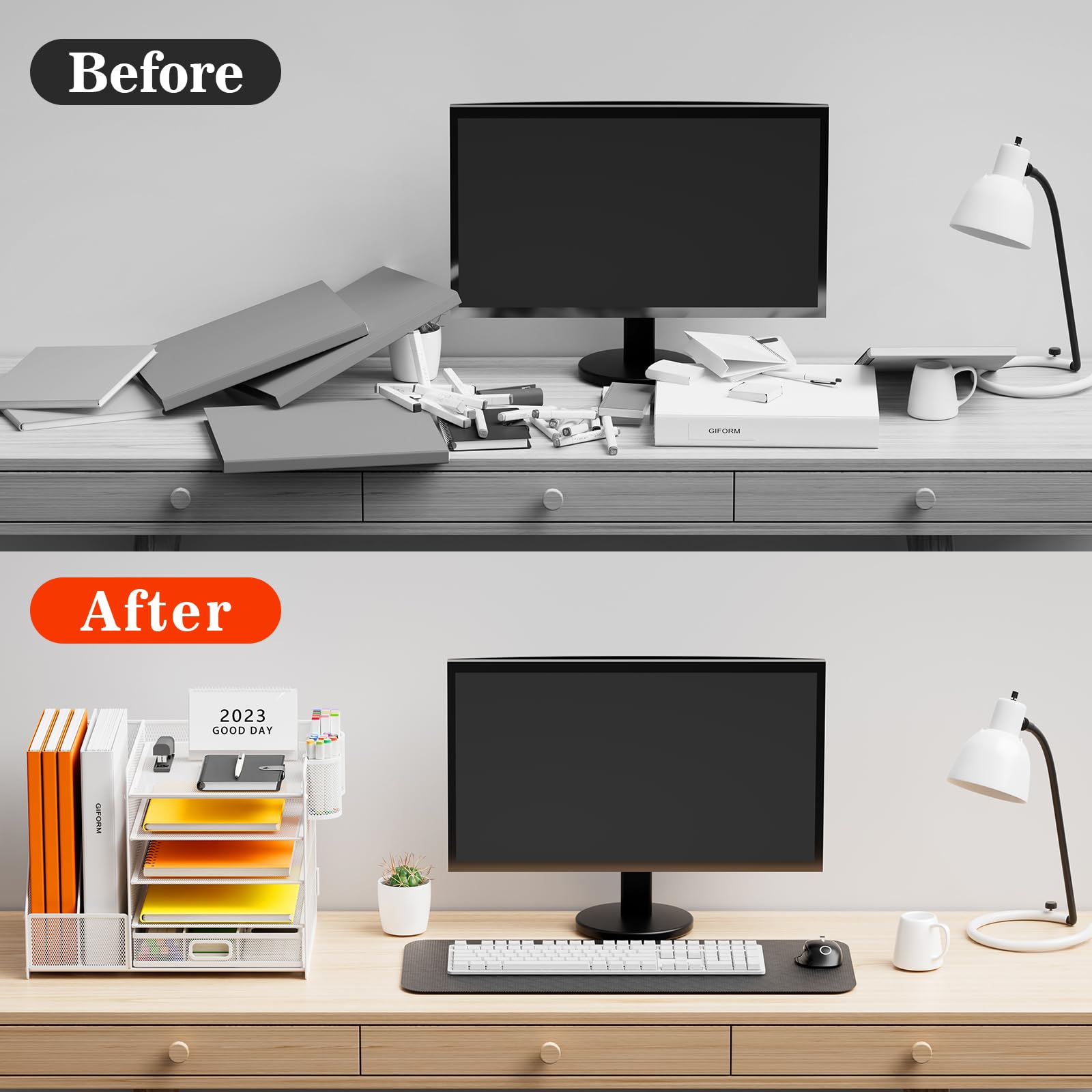 Organizer Documenti Casa Porta Documenti Scrivania Vassoio Per Lettere In Rete, Porta Docuenti In Rete 3 Livelli, A4 Organizer Scrivania Desk Organizer Organizer Da Scrivania - 3