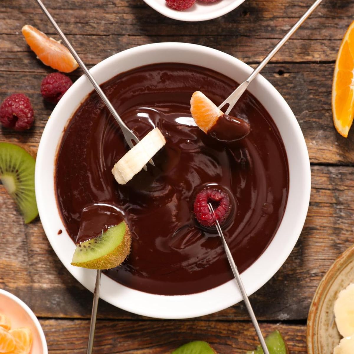 24 Forchette Da Fonduta In Acciaio Inossidabile - 24cm Con Manico Anti-calore, 6 Colori - Foto 6