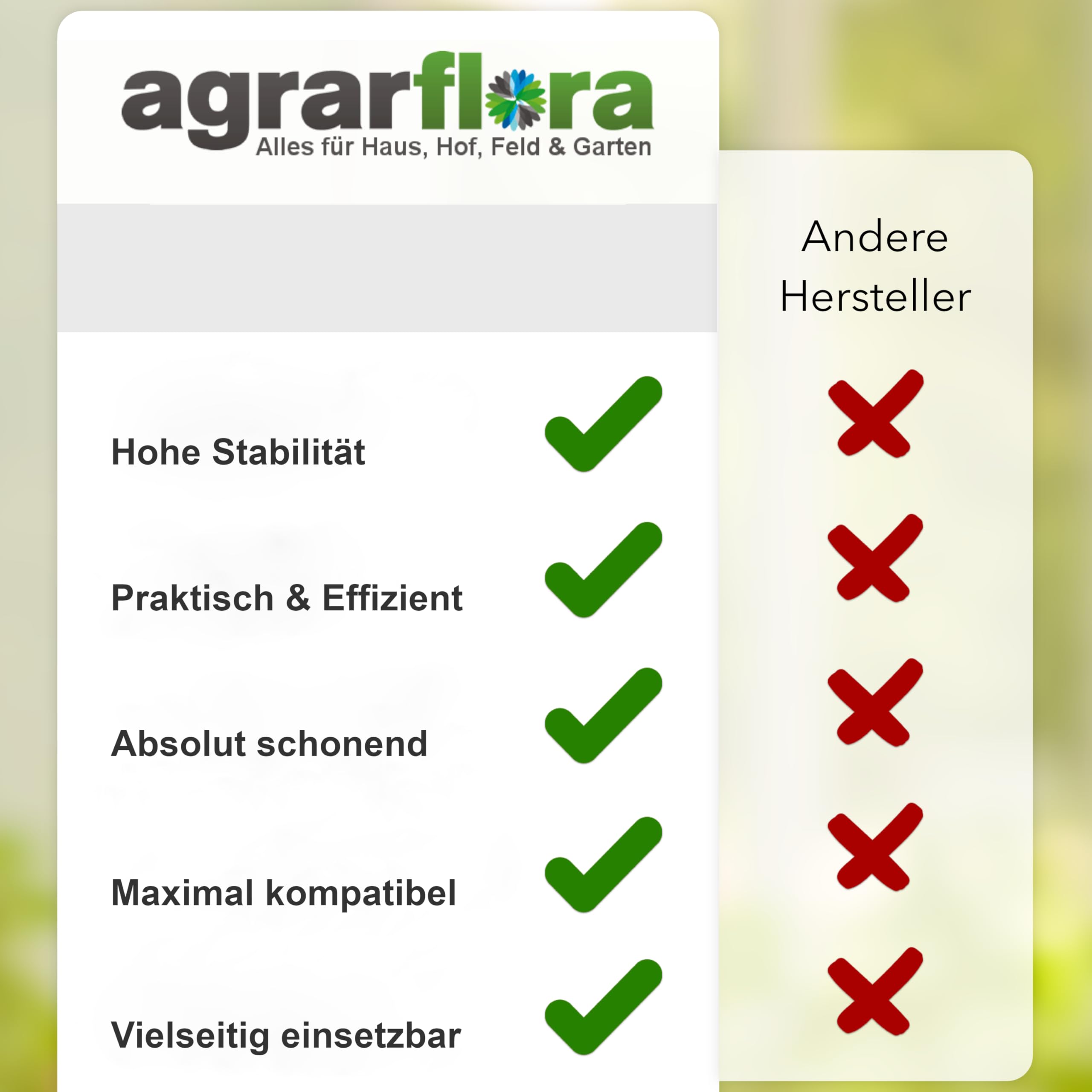 Profi Heurechen 65cm Spar Set - Rasenrechen mit Egalisierkante - Robuster Rechen für den Garten - Vielseitig einsetzbar als Laubrechen, Gartenrechen oder Laubbesen - 2 Stück