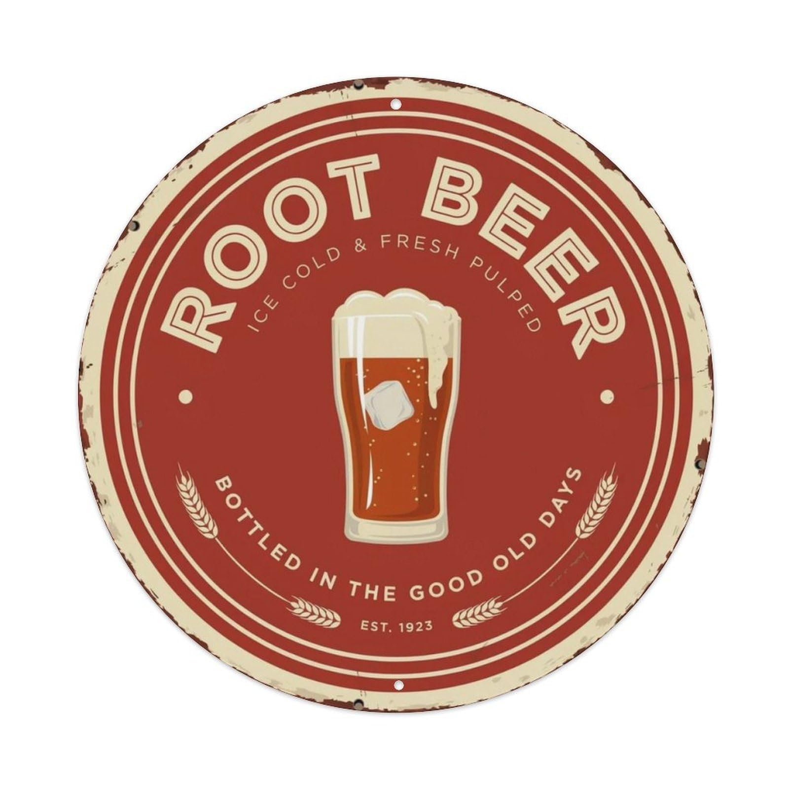 Root Beer Retro Soda Metal Tin Sign Plaque
