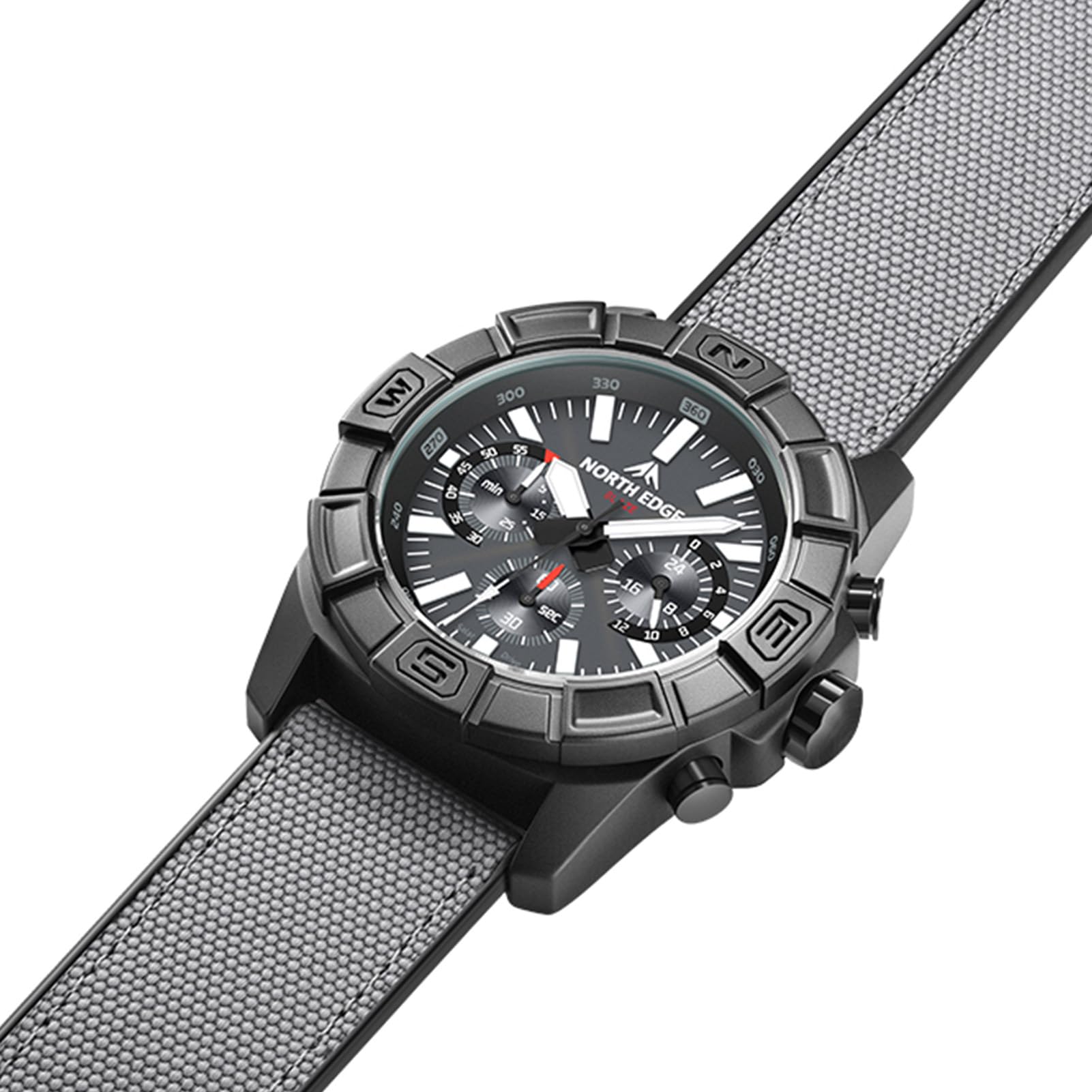 Alomejor Orologio in Quarzo Solare, Orologio da Polso da Uomo Unisex con Mani Luminose, 50 M di Acqua per Uomini Donne Affari Casuali Quotidianamente, Alla Moda e Duratura
