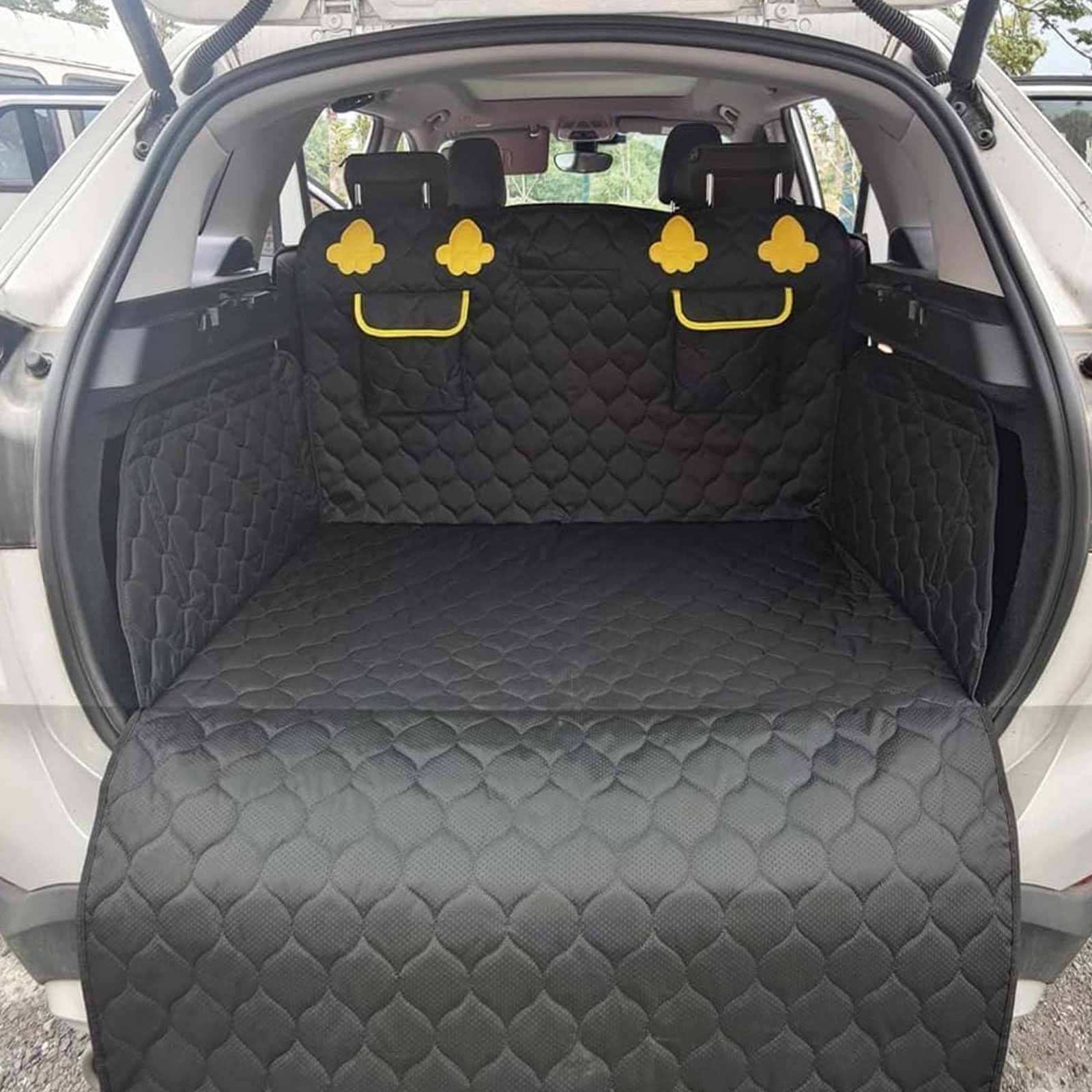 Telo Bagagliaio Auto per Cani per Mini 2Doors/Cooper/Cooper S/Cooper SE, Fodere Sedili per Cani per Veicoli Antistrappo e Impermeabile con Protezione Laterale