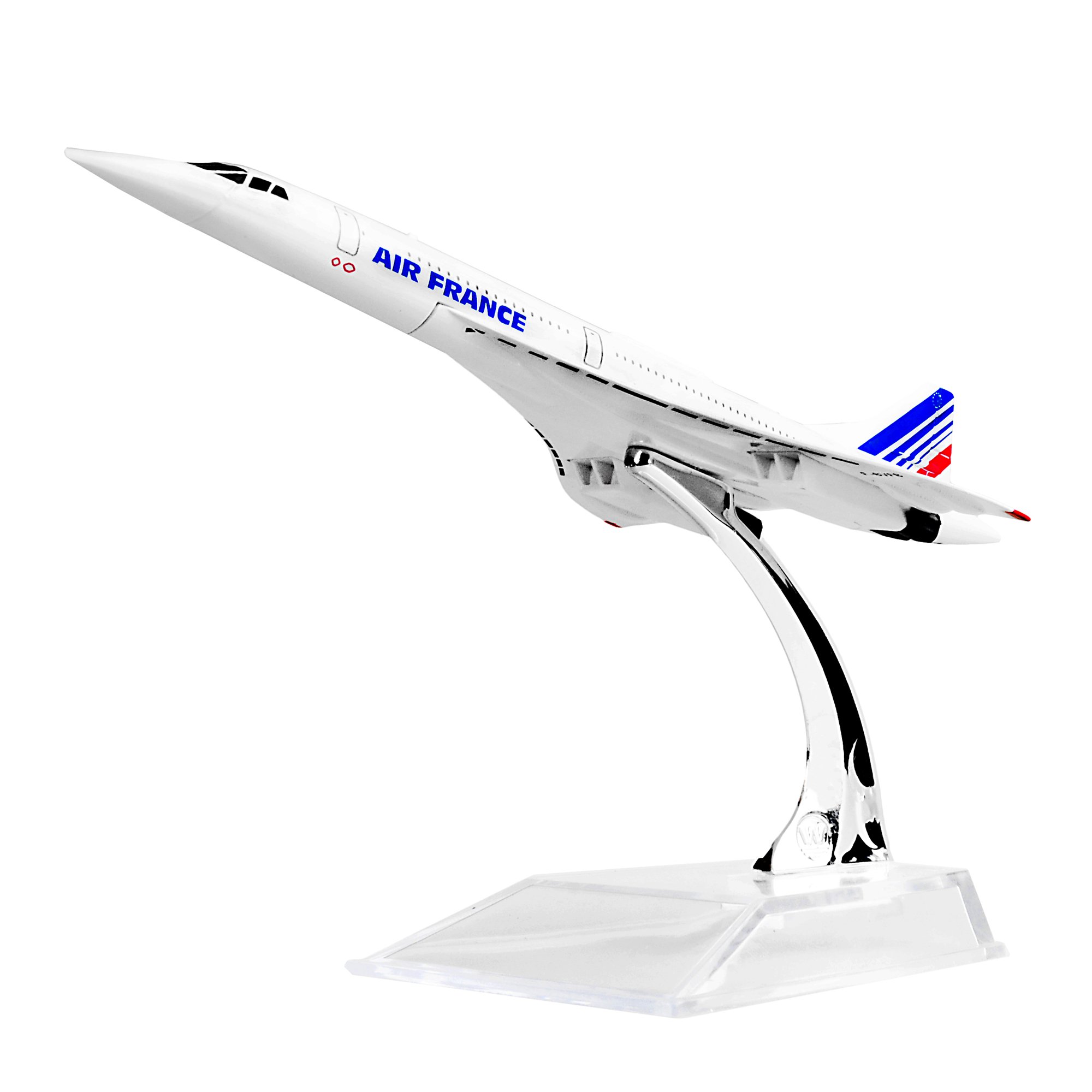 LESESDiecast Plane Model 1:400 Scale FRANCEF-BVFB Concorde Airplane Model for Decoration or Gift