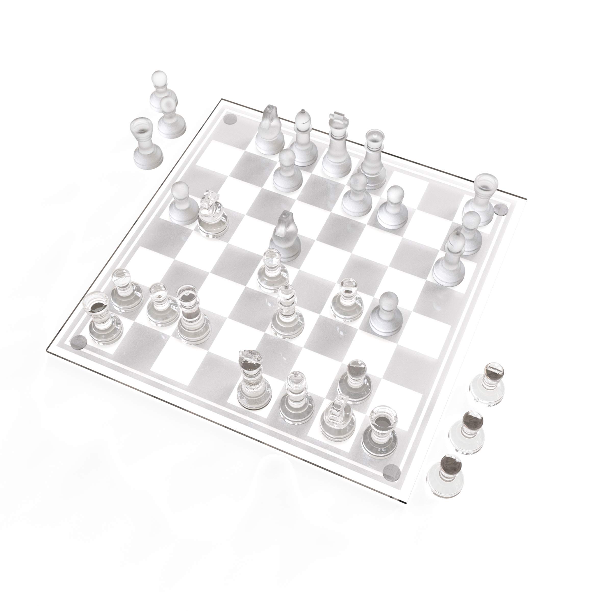 Amazon | Deluxe Glass Chess Set | チェス | おもちゃ