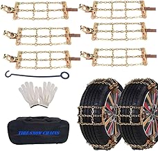 Sponsored Ad - FUN-DRIVING 2022 Upgraded Tire Chains,Snow Chains for SUV,Truck,RV of Tire Width 215-315 mm (8.5-12.4 inc...