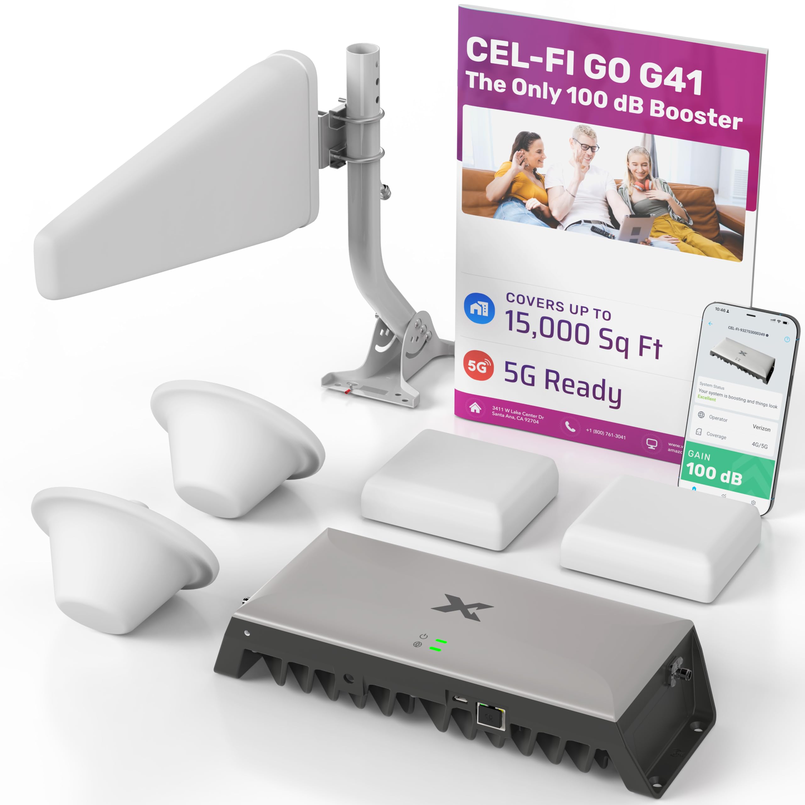 Amazon.com: CEL-FI GO G41 | Cell Phone Booster for Home | 4G