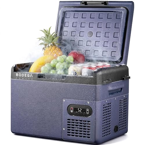 BODEGA 12 volt Car Refrigerator 16QT Portable