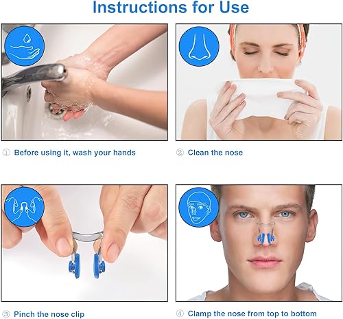 Miniatura 10 de Clip de nariz de natación, paquete de 14 tapones para la nariz con gel de sílice impermeable para niños (edad 7 +) y adultos, multicolor