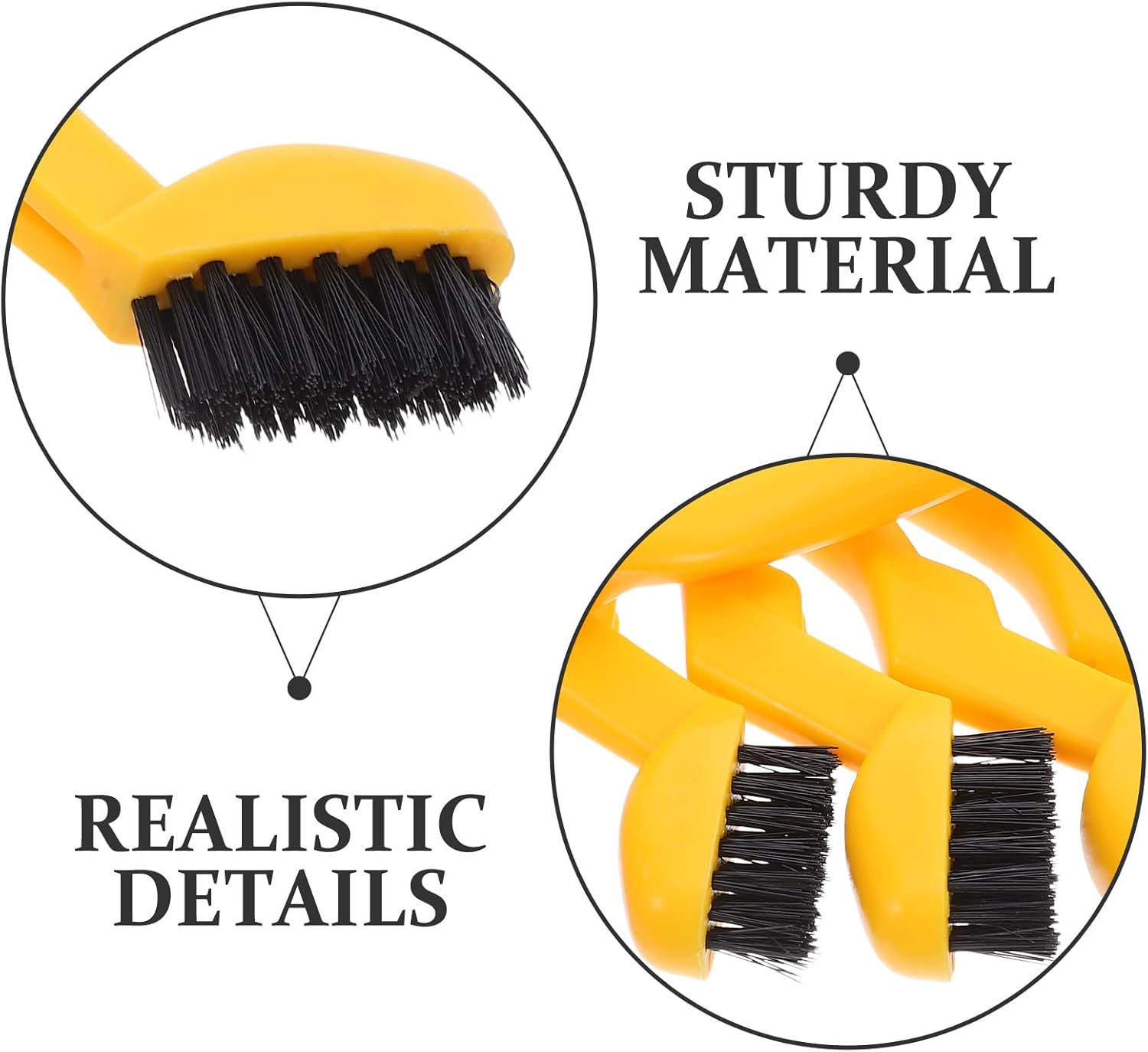 30pcs Nylon Scrub Brush - Crevice Cleaning Brush - Non Scratch Nylon Bristles - Groove Cleaning Tool - Ergonomic Grip for Kitchen Bathroom