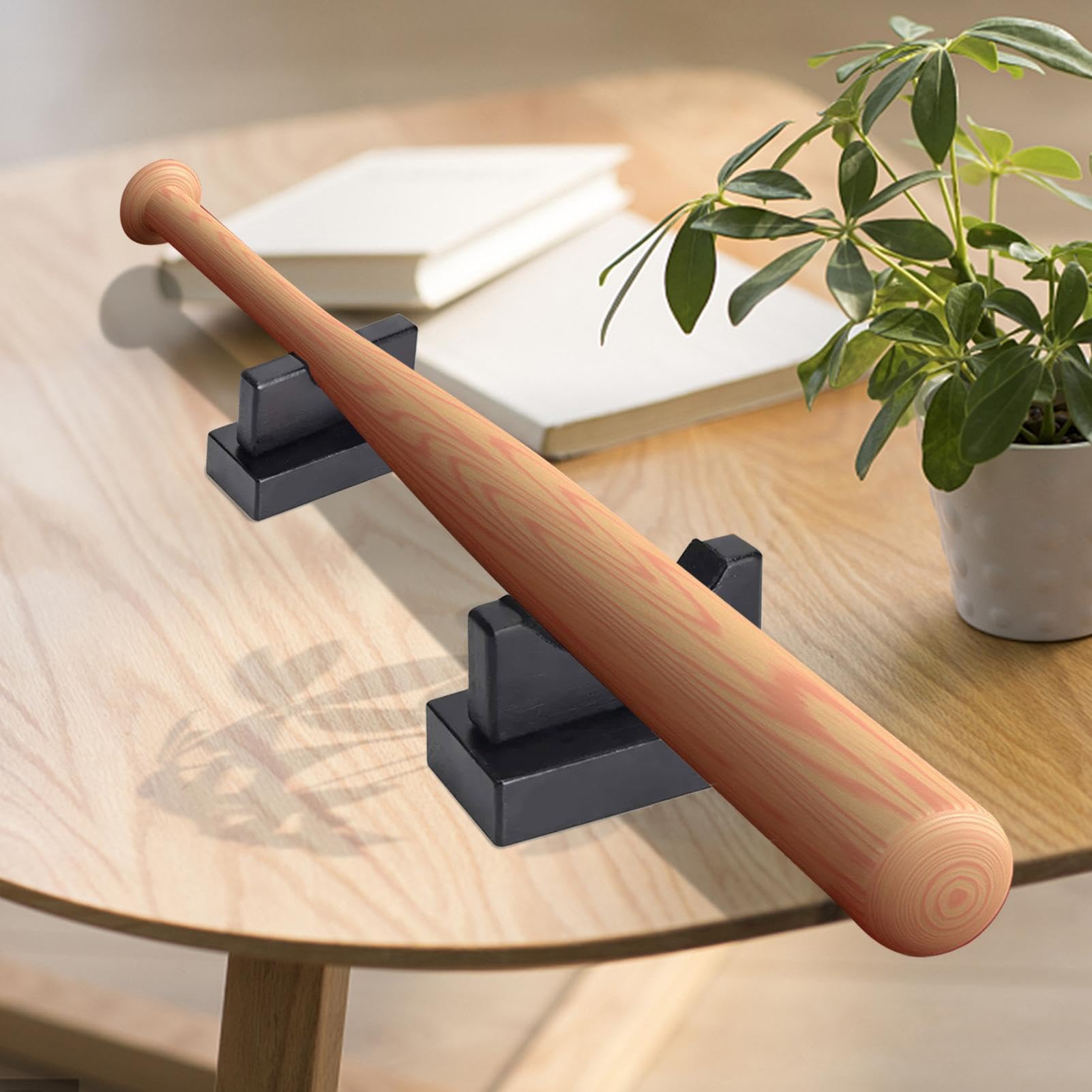 Baseball Bat Display Rack | stojak na książki Baseball | Organizator sprzętu sportowego, stylowy stojak na bat, przenośny stojak na bat, łatwy uchwyt na bat, stojak na bat z podszewką, wyświetlacz na