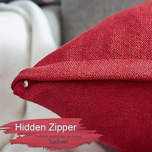 Miniatura 2 de Top Finel - Fundas de cojín de felpilla suaves para sofá, dormitorio, auto, 2 unidades