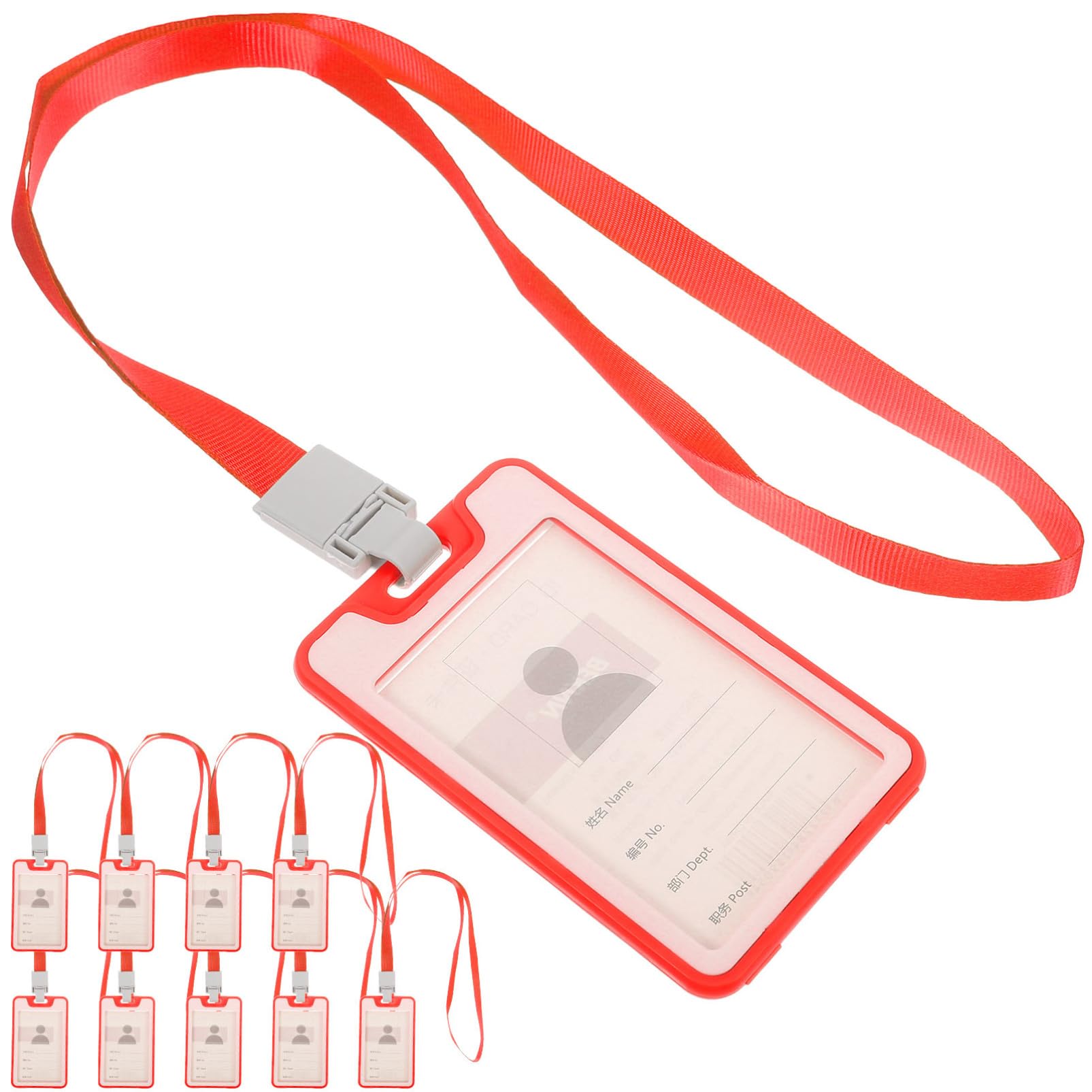 SEWACC 40 Unidades De Cordón Para Tarjetero De Identificación Funda Transparente Para Tarjetas Fundas Transparentes Para Tarjetas a Protectora Para as Para