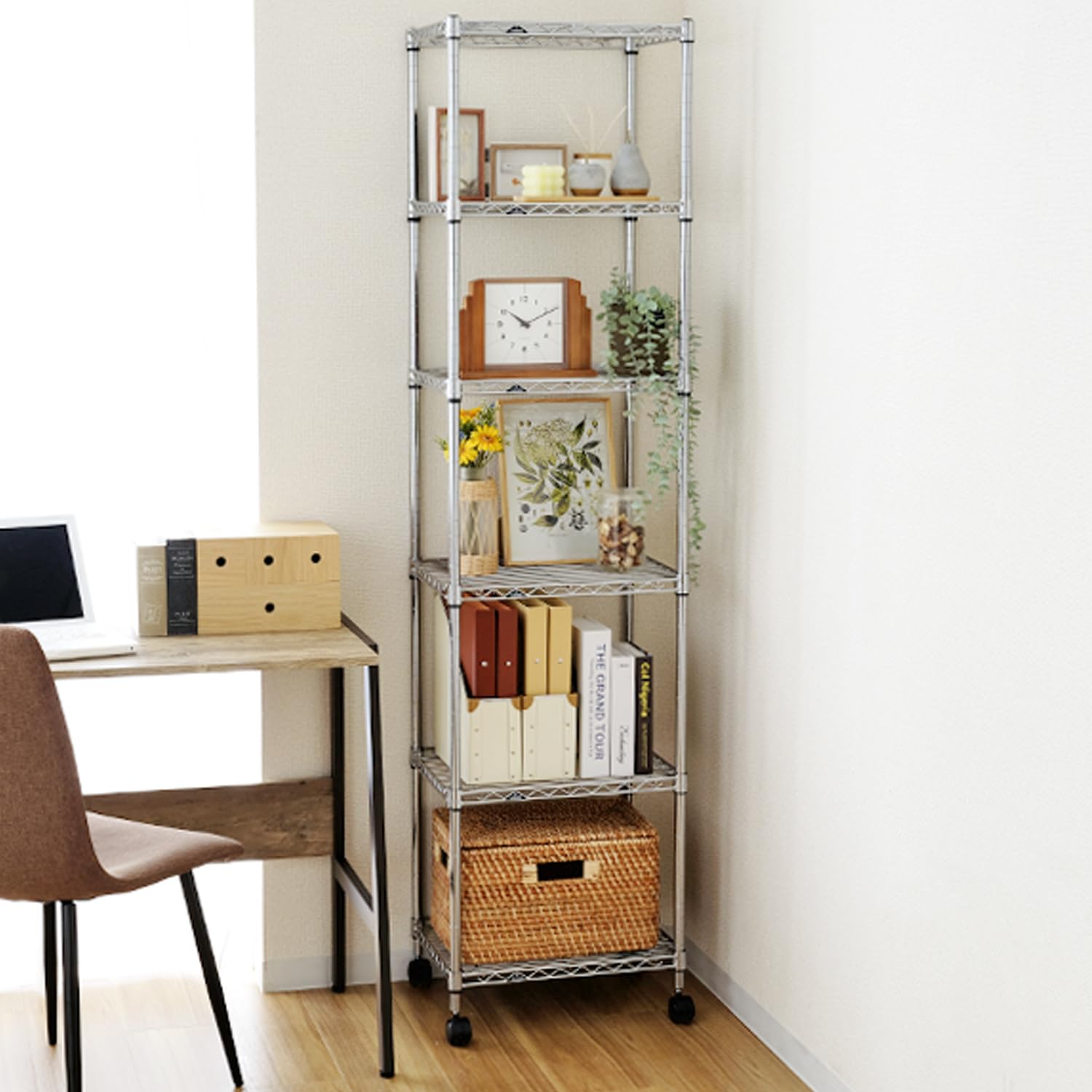 Amazon｜ドウシシャ ルミナス ライト スチールラック 収納棚 キッチン  