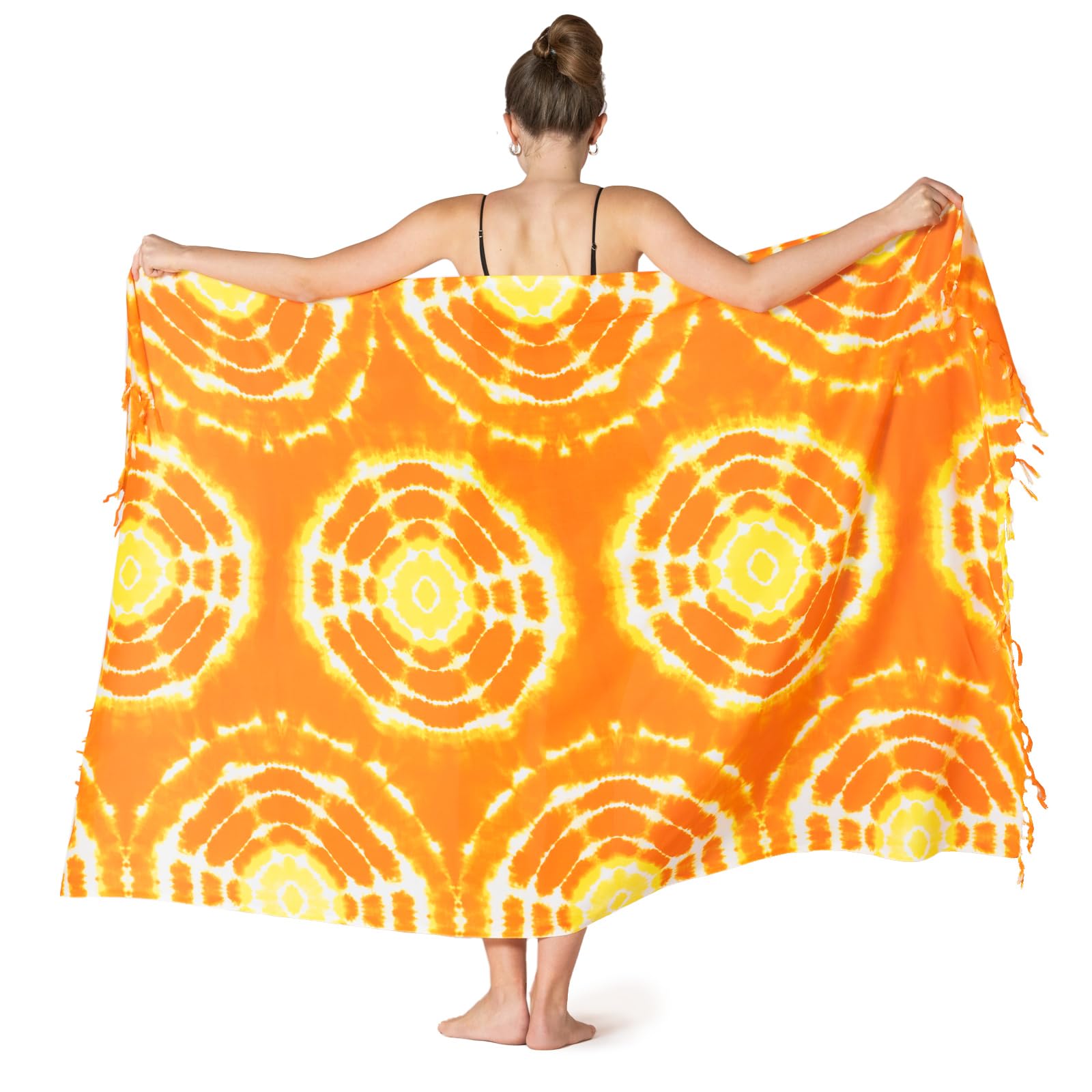 PANASIAM Sarong sunrise, orange, XL