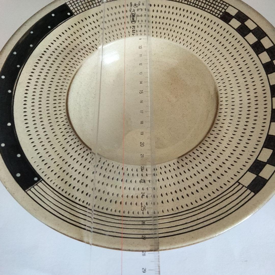 小石原焼 森喜窯 大皿 プレート 28cm 和モダン 小石原 飛び鉋 伝統工芸