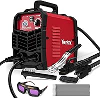 YesRight Mini Stick Welder 200A 110V Portable IGBT Inverter with 20 Rods & Auto-Darkening Goggles for DIY & Pros