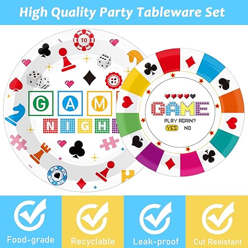 Miniatura 186 de Juego de 96 platos de fiesta de avión, servilletas, vajilla de avión, suministros para fiesta de cumpleaños, vajilla de papel desechable