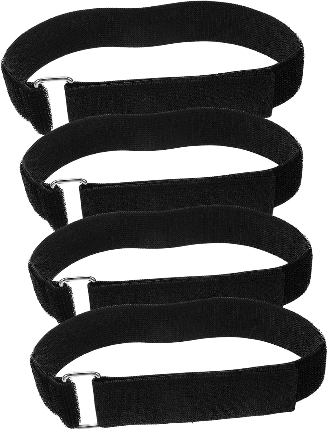 Kisangel 4pcs Pedal Straps for Under Desk Elliptical Exercisers Comfortable Foot Support for Fitness Equipment for Home and Gym Workouts