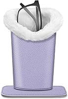 Vista 56 de Fintie Soporte para anteojos forrado de felpa con base magnética, estuche de cuero vegano prémium para lentes