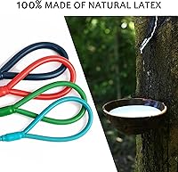 Vista 5 de Baseball Softball Resistance Training Bands, Arm Strength, Pitching and Conditioning Equipment for Kids Azul (10 libras/niños)