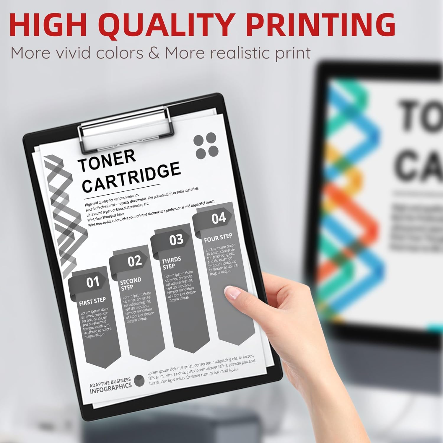 TN514 TN514K Black Toner Cartridges (1-Pack) Replacement for Konica Minolta TN-514 TN-514K A9E8130 Toner Cartridge for Bizhub C458 C558 C658 Printers Ink