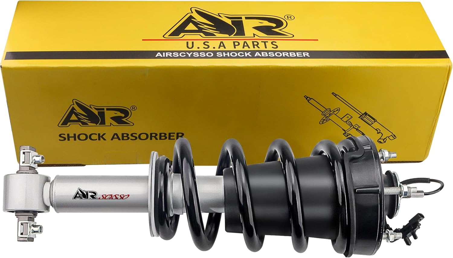 84176631 84977478 2pcs Front Shocks And Struts Assembly W/Magnetic With Spring For 2015-2021 Cadillac Escalade Chevy Suburban Tahoe GMC Yukon XL Sierra 1500