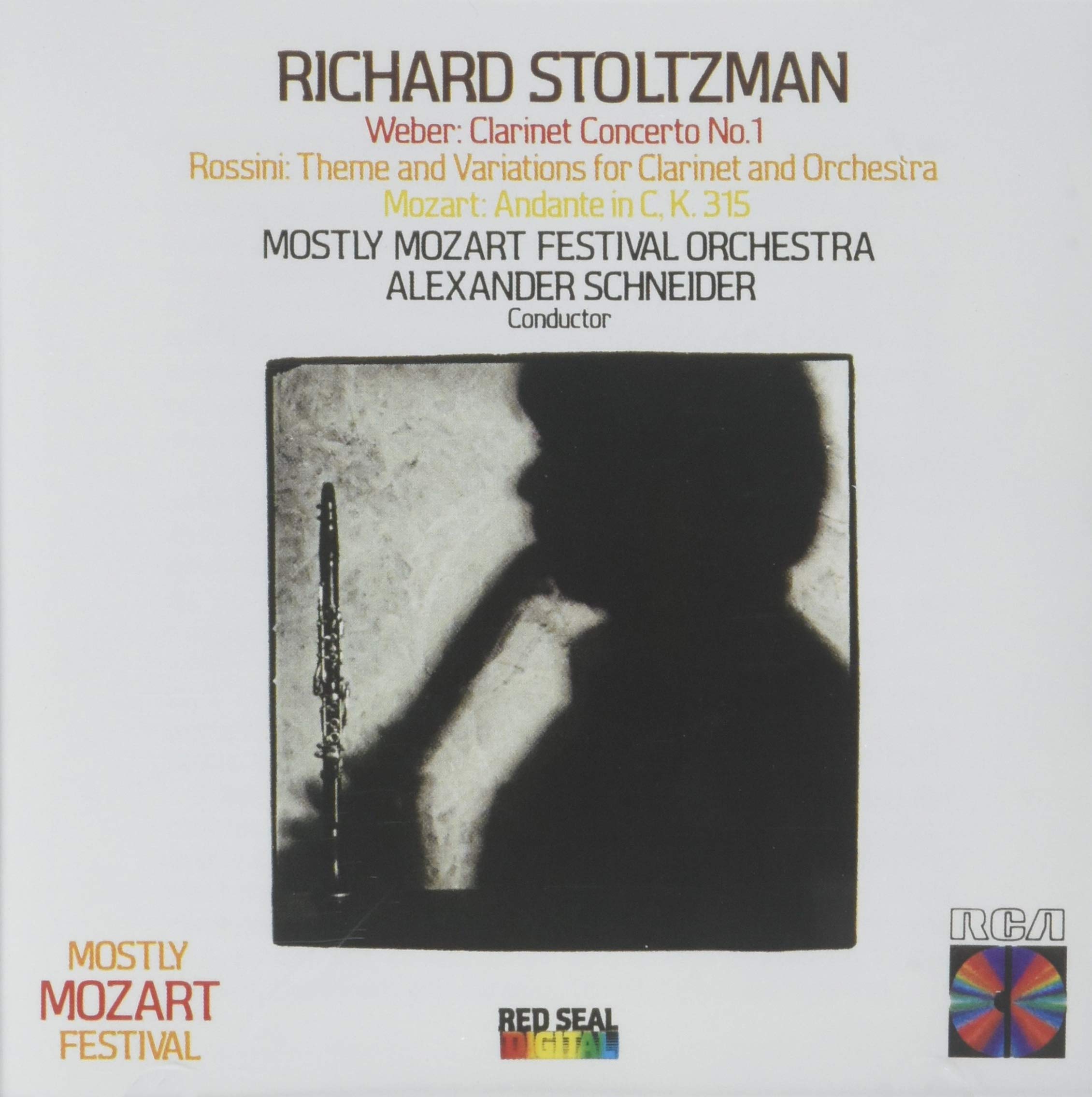 Clarinet Cto No 1 [Audio CD] Rossini / Mozart / Stoltzman / Schneider