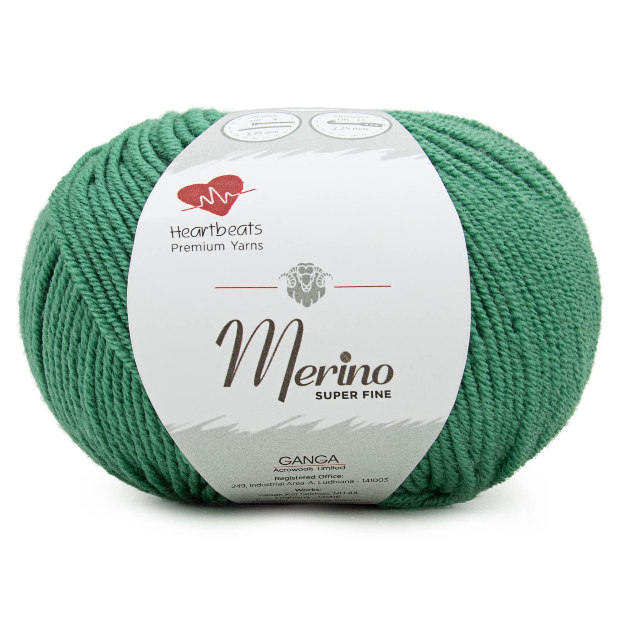 Merino Superfine, is 100% Pure New Wool (Wool Mark Certified). Oekotex Class 1 Certified. Pack of 2 Balls - 50gm Each. Shade no - MSF29